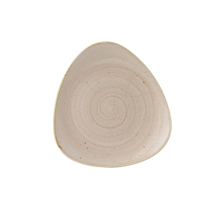 Churchill Stonecast Nutmeg Cream Lotus Bord 22.9cm (12 stuks)