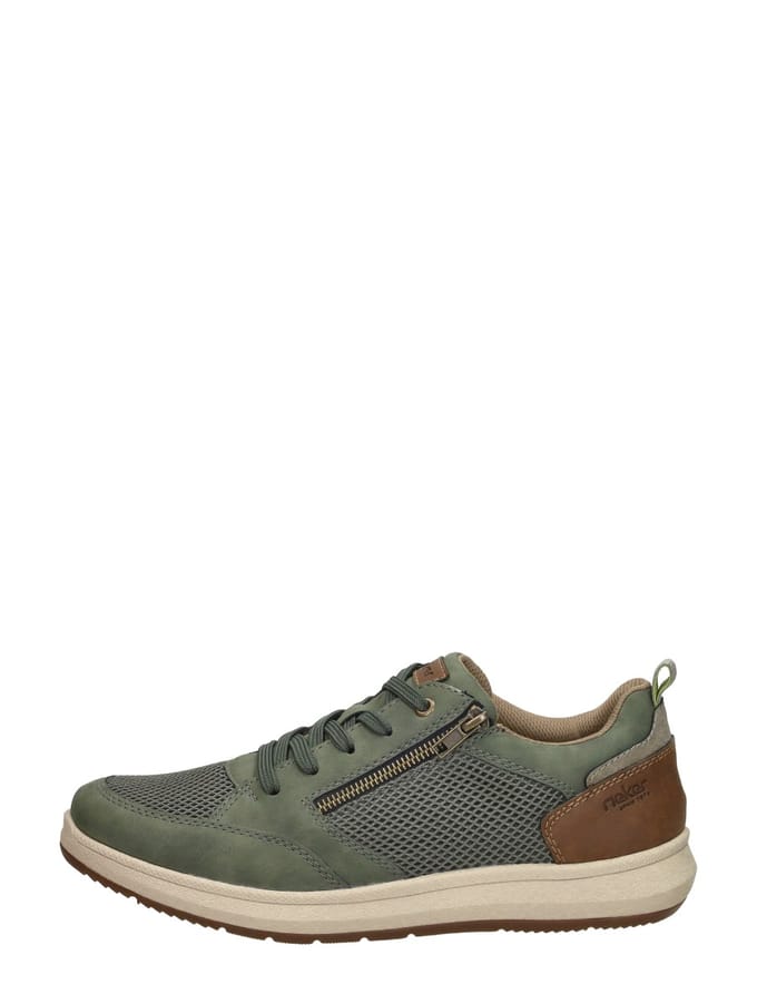 Rieker Sneakers groen Synthetisch - Maat 45