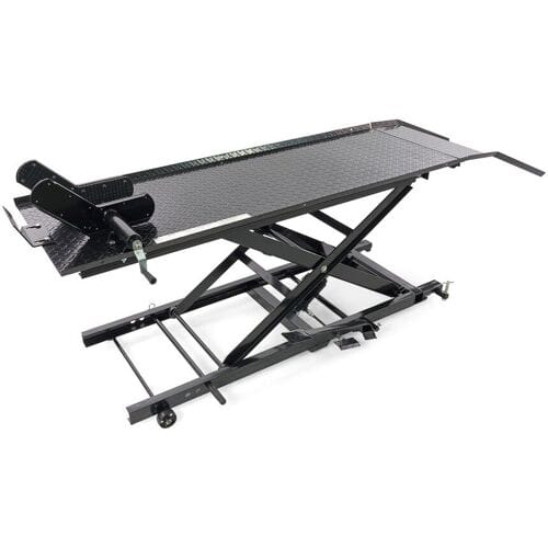 HBM 450 kg motorheftafel – hydraulisch, verstelbaar, antislip platform