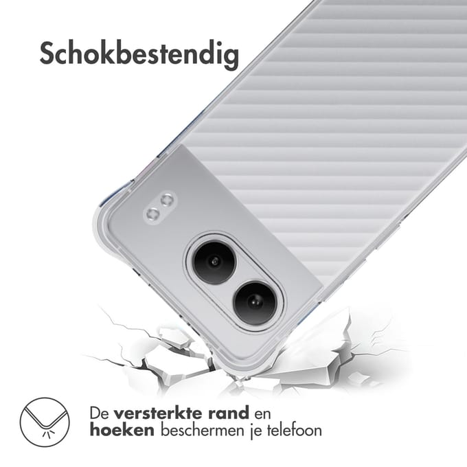 imoshion Hoesje - Geschikt voor OnePlus Nord 4 - Shockproof Case - Transparant