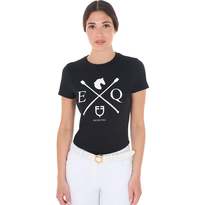 Katoenen dames-T-shirt Equestro