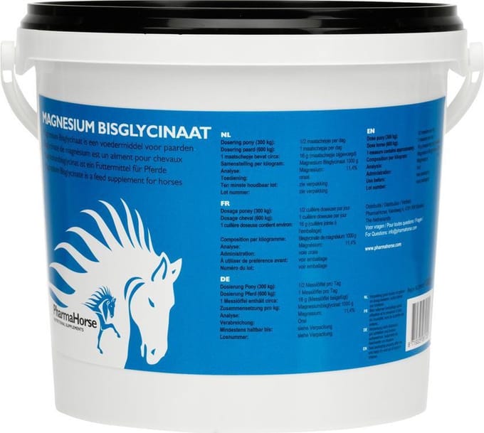 Magnesiumglycinaat paard 1000 gram