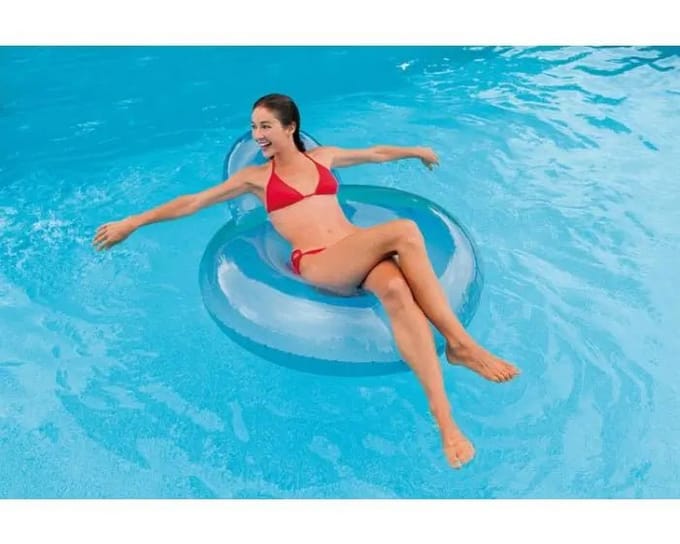 Intex Luchtstoel - Pillow Back Lounge