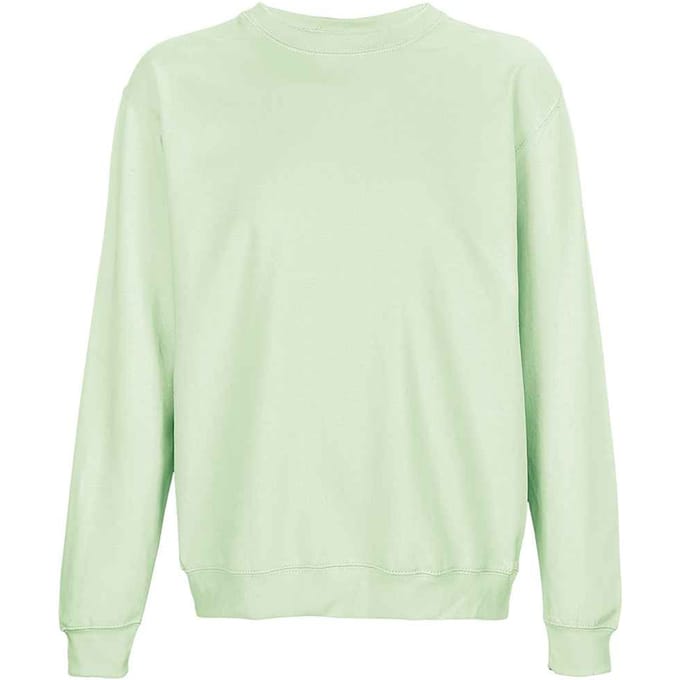 SOLS Columbia Crew Neck Sweatshirt voor volwassenen (Romig groen)