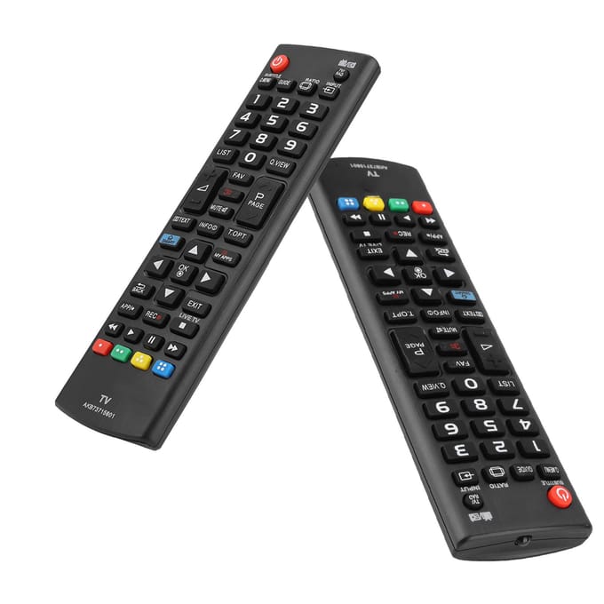 Multifunctionele Smart LED draadloze LCD TV afstandsbediening voor LG AKB73715601 wit