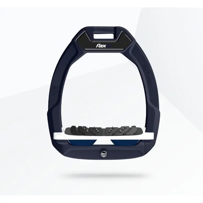 Veiligheidssporen Paardrijden Ingelijnd Ultra Grip Groen/Wit/Marine Flex-On Safe-On