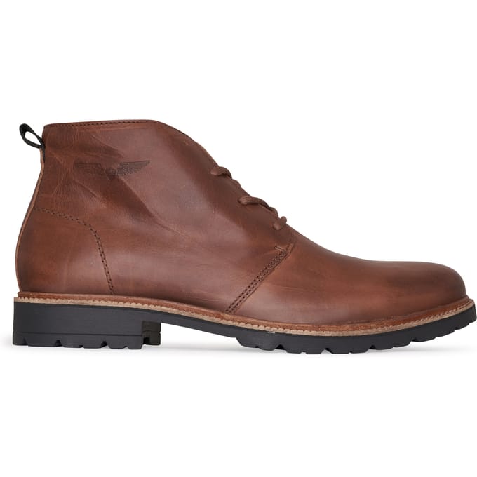 PME Legend - Heren Veterschoenen Clamper Cognac - Bruin - Maat 45