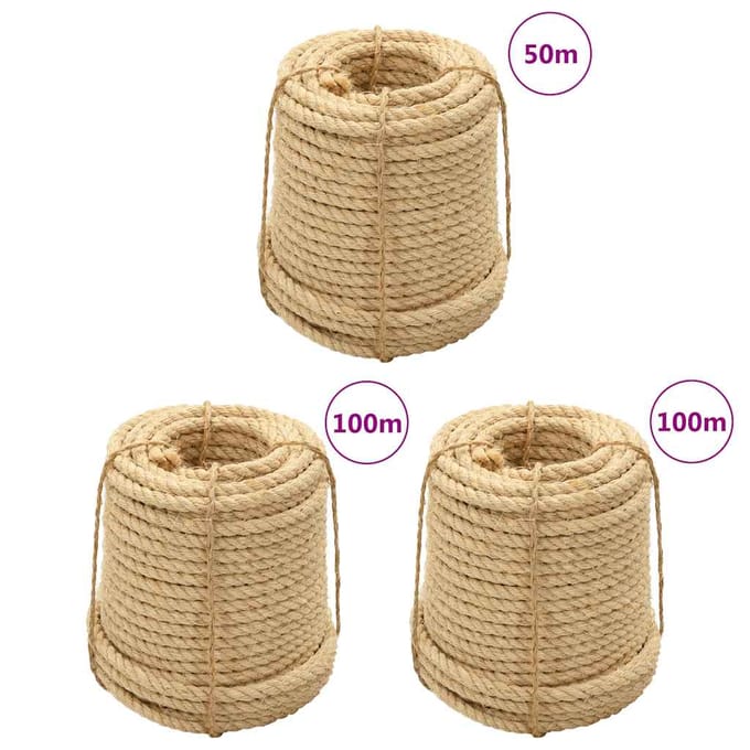 vidaXL - Touw - 3 - st - 14 - mm - sisal