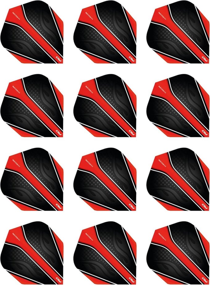 Extra Dikke Standaard Dart Flights - 12 Stuks in 4 Sets