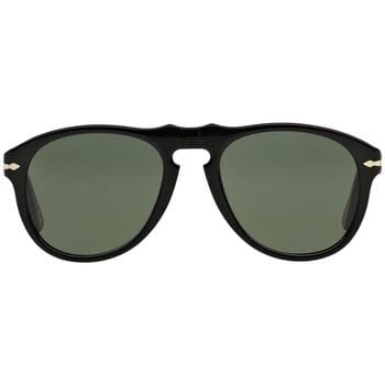 Persol Aviator Mens Black Green Zonnebril