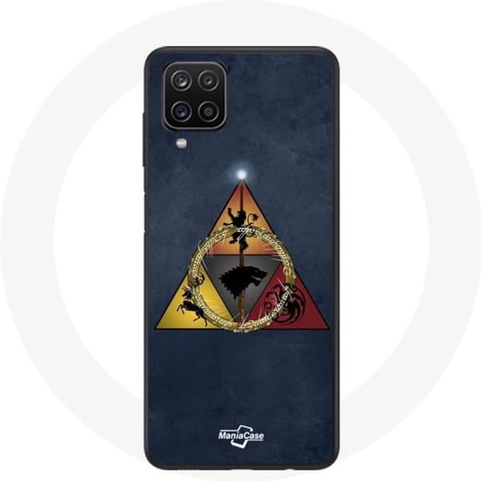 Coque - Game of Thrones - Samsung Galaxy A12 - Souple - Triangle Logo Baratheon - Mixte