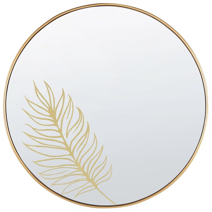 SAUVIE - Wandspiegel - Goud - MDF
