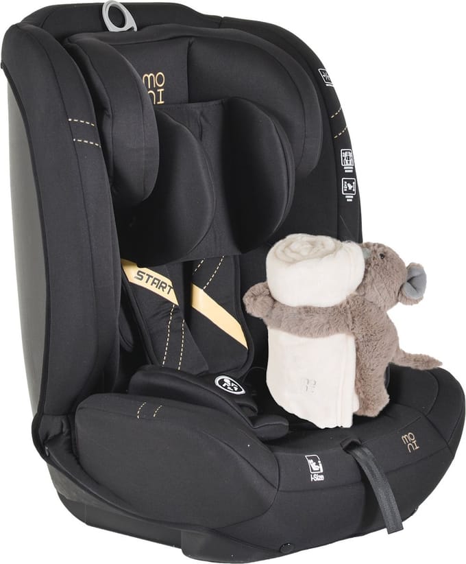 Moni Start Black 76-150 cm i-Size Autostoel