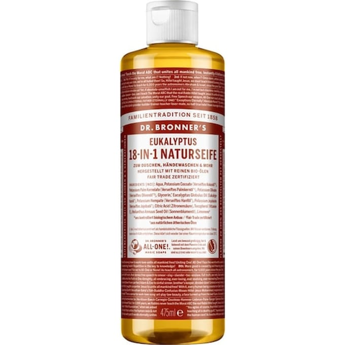 Dr. Bronner's Zeep 18-in-1 natuurlijke zeep Vloeibare Dames 475 ml