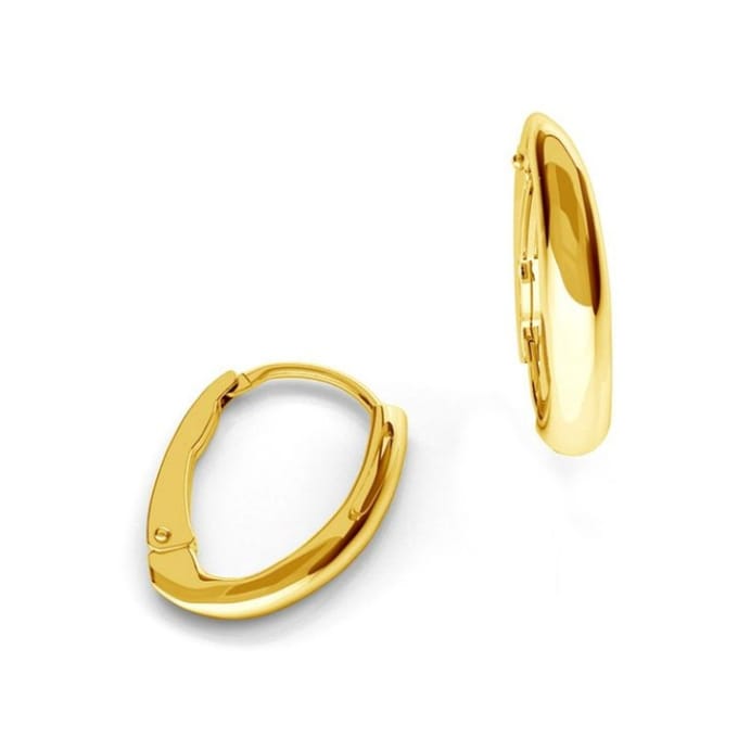 ARLIZI 2044 Oorbellen minimalistisch modern - verguld - 22 mm