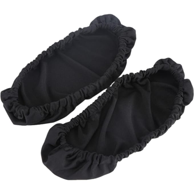 1 paar afneembare stoelarmleuninghoezen, elastische beschermer voor kantoorfauteuilhoes, zwart black