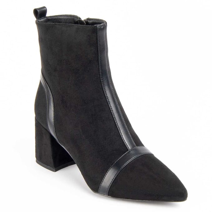 Botín De Tacón Para Mujer.  Montevita  Cella2  100919 36 zwart