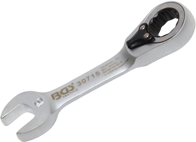 BGS ratelringsteeksleutel kort 15 mm 30715