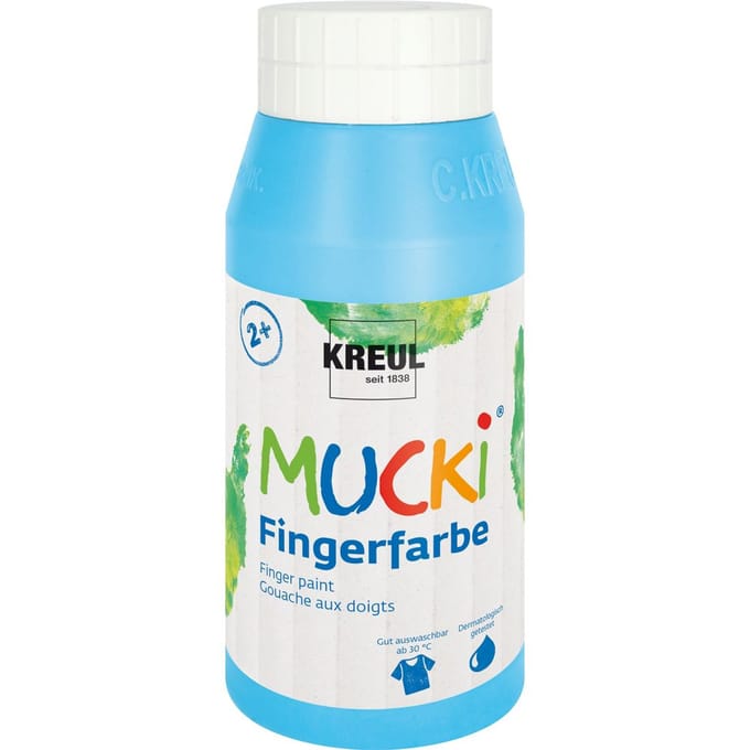 MUCKI Vingerverf, 750 ml - Lichtblauw