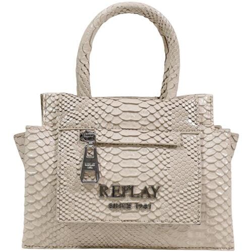 REPLAY handtas schoudertas Handbag Moon Light beige