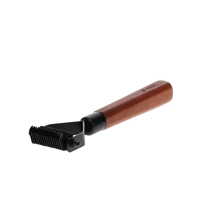 Noir Japandi Ontwoller met 16 messen 19x6,5x2,5cm Bruin