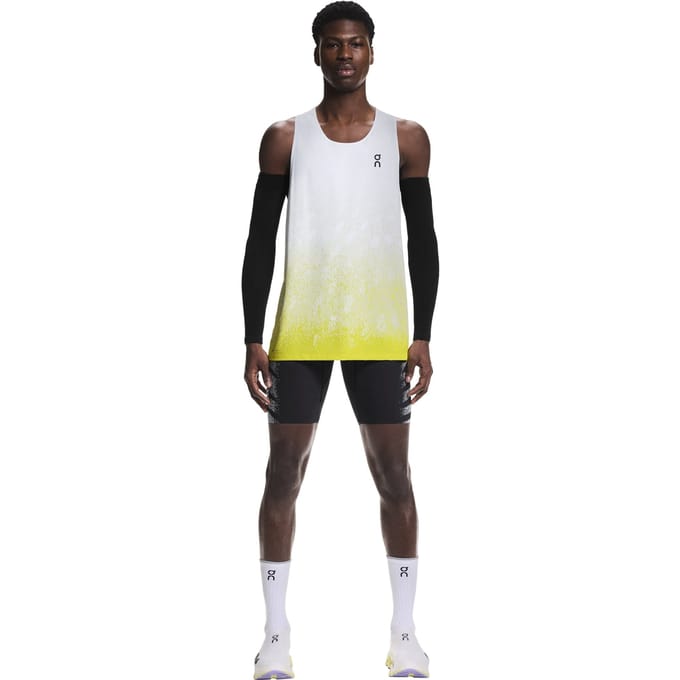 On Zero Singlet 1 White | Lime Maat: S | Sport Shirts Outlet | Heren | Wit