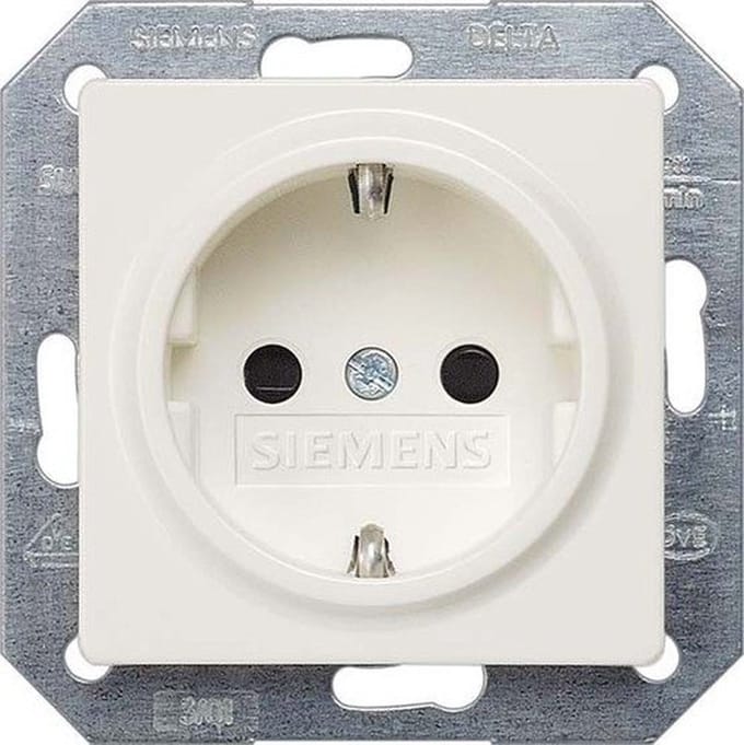 Siemens 5UB1518 Wandcontactdoos Delta Wit Schakelmateriaal 1 stuk(s)