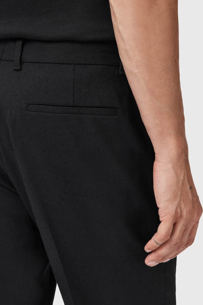 AllSaints Germain Trouser Black Taglia: W38 | Pantaloni Outlet | Uomo | Nero
