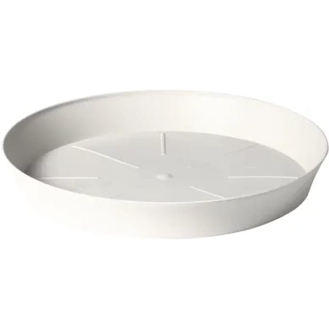Plantenschotel Swing - Kunststof - Wit - Diam. 24cm