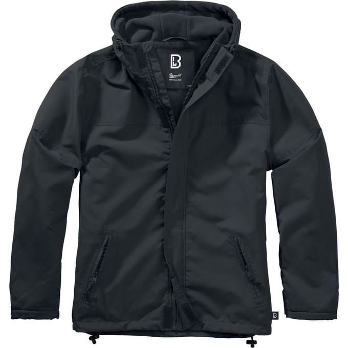 Brandit Zip Heren Windbreaker - zwart - XXL