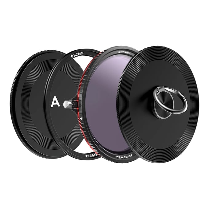 Freewell V2 magnetisch hybride VND/CPL 3-7 stops filter - digitale camera's Premium kwaliteit verstelbare VND- en CPL-filtercombinatie