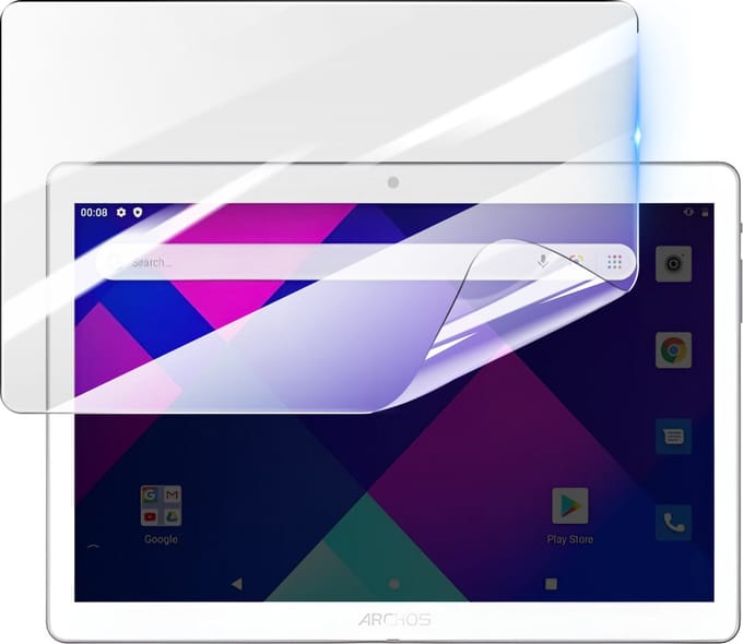 3mk, Geschikt voor Archos T96, Schokbestendige Hydrogel Screenprotector, Transparant