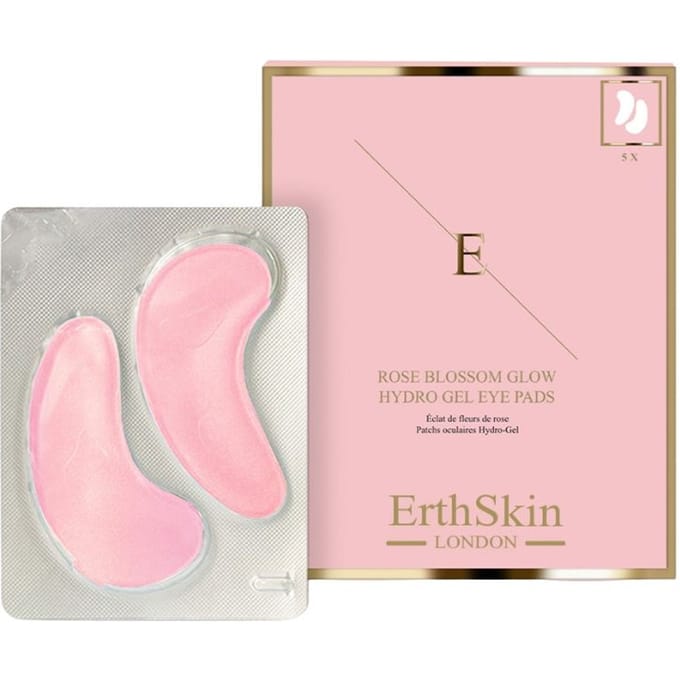 ErthSkin London Rozenbloesem Glow Hydro-Gel oogpads 100
