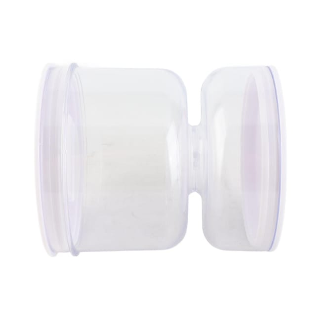 Zandloper Pickle Pot Sapseparator Van Nat en Droog Lekdicht Ondersteboven Olijven Voedselcontainer white