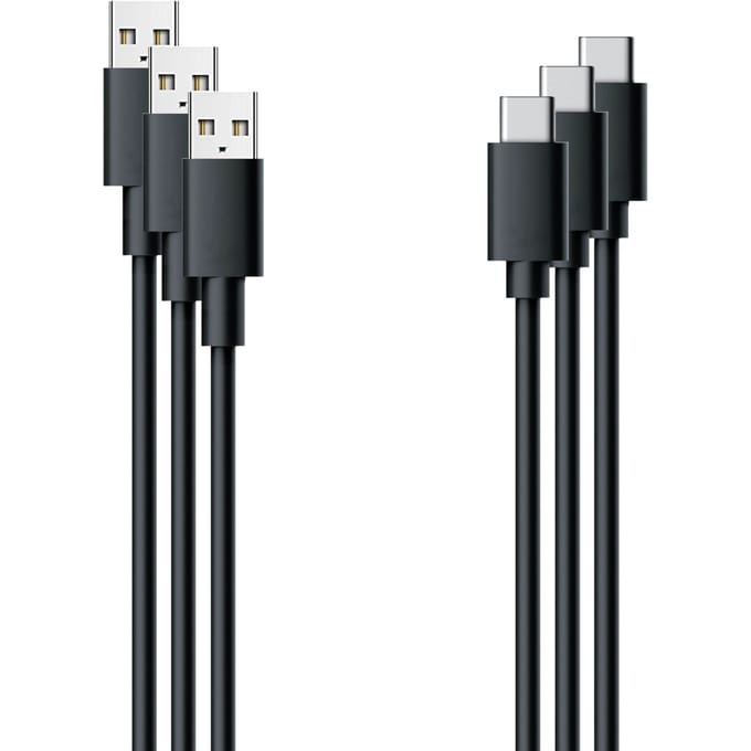 USB-C naar USB kabel Fast Charging - 1 meter - (3-pack)