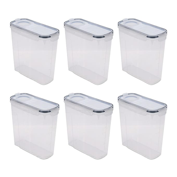6 STuks Filament Opbergdozen met 24 Labels 1 Stift 3D Print Filament Spoel Container voor Thuisgebruik Water- en Stofdicht white