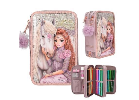 Top Model TOPModel 3-vaks etui VIVA VIOLET Pennenzakken en -etui's