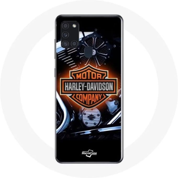 Hoesje Samsung Galaxy A21S Harley Davidson Motorfietsen logo