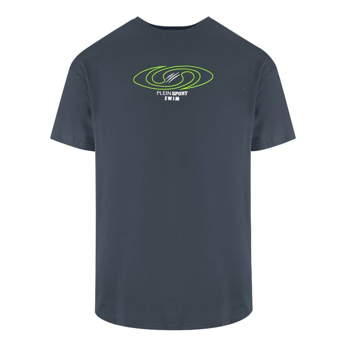 Korte Mouwen T-shirt in Steenkool