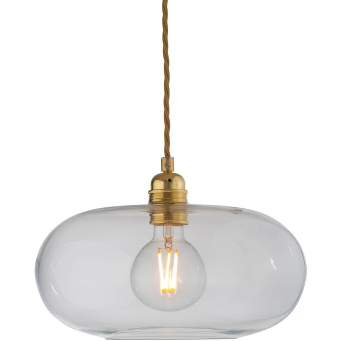 EBB & FLOW hanglamp Horizon, helder, glas, Ø 29 cm