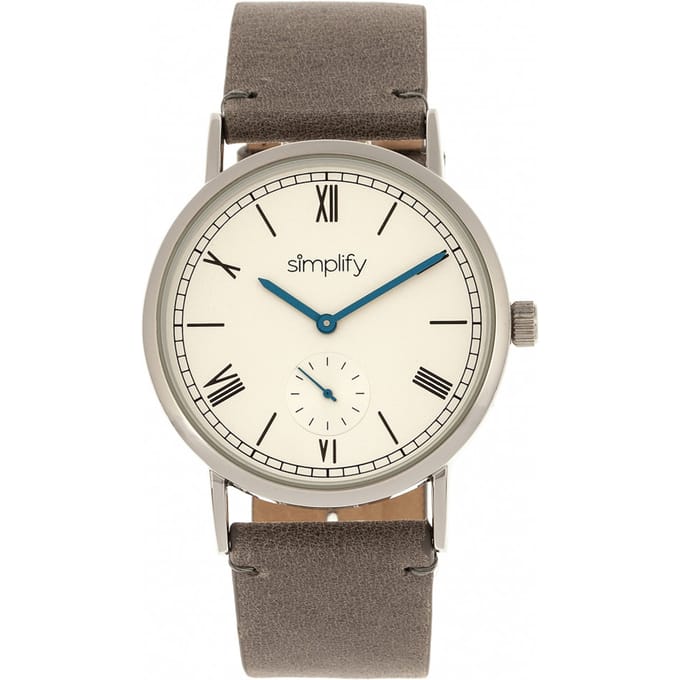 Vereenvoudig het 5100 horloge met leren band