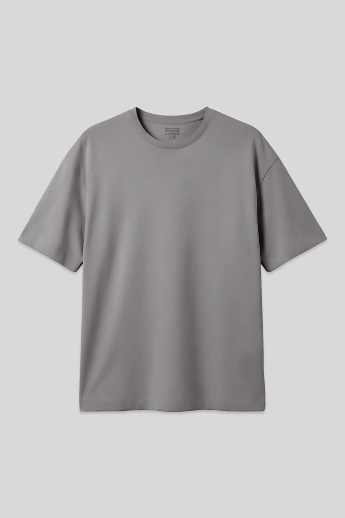 Oversized Katoenen Crew Neck T-Shirt