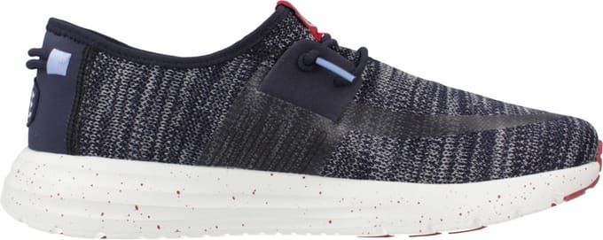HEYDUDE - Sirocco Sport Mode Heren Sneakers Navy/Grey - Maat 42