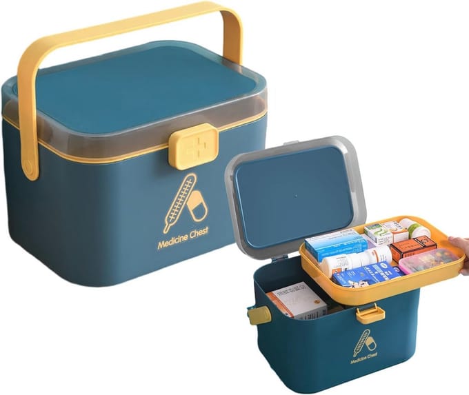 Medicijnbox voor EHBO en Opslag - Veilig en Veelzijdig