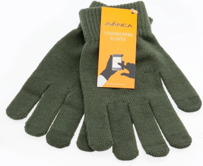 Avanca Touchscreen Handschoenen - Smartphone Handschoenen - One Size - Groen