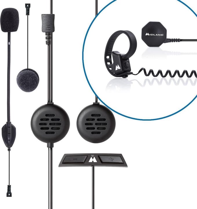 Midland BT GO Universal Motorintercom Gesloten helm