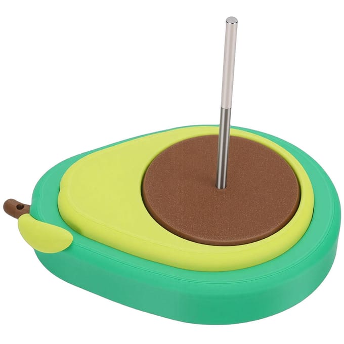 Garenspinner Houder 3D Geprint Schattig Draagbaar Garen Roterende Stand voor Breiliefhebbers brown