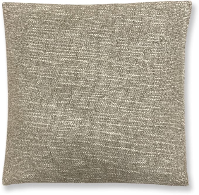by Mooss - Sierkussen - Katoen - Slubstructuur - Beige - 50x50 cm - Hip - Trendy - Accesoires - Decoratie