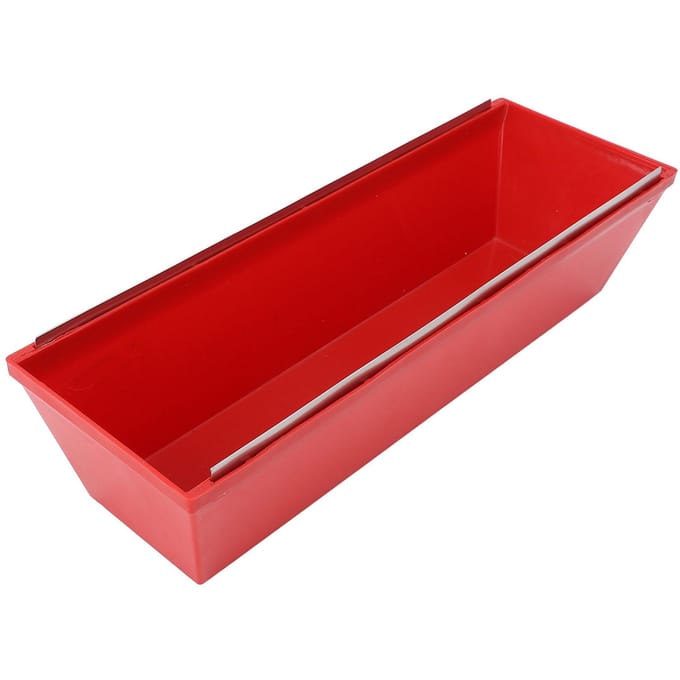 14 Inch Gipsplaat Modderbak met Afgeschoren Randen ABS Kunststof Pleisterwerk Modderbak voor het Mengen van Cementmortel red