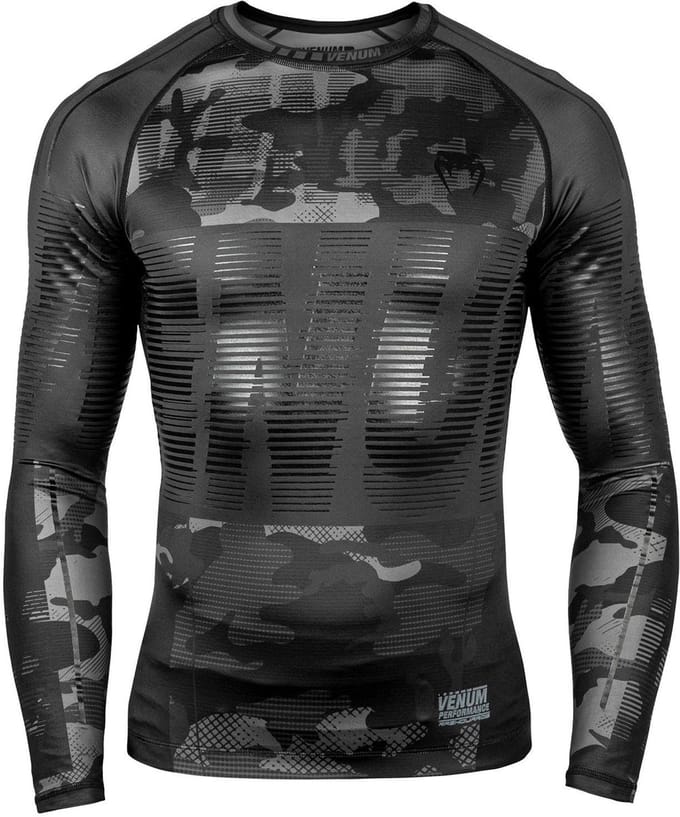 Venum Tactical Rashguard - Lange Mouwen - Camo - Zwart - S